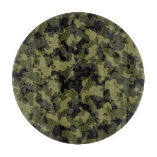 Camouflage military style pattern cutting board