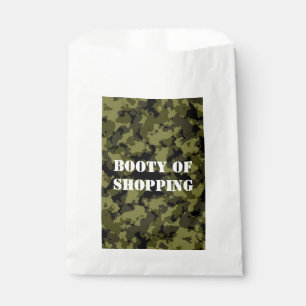 Camouflage military style pattern favour bag