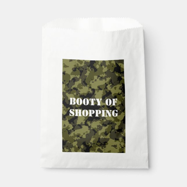 Camouflage military style pattern favour bag (Front)