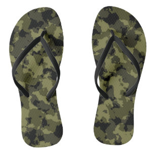 Camouflage military style thongs