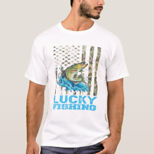 Camouflage Military USA American T-Shirt