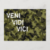 Camouflage military victory Veni Vidi Vici