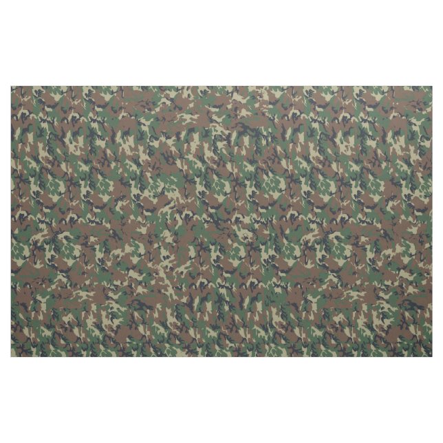 Camouflage Military Woodland Fabric (Yard)