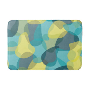 Camouflage, modern, cool, trendy, urban geometric bath mat