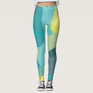 Camouflage, modern, cool, trendy, urban geometric leggings