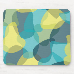 Camouflage, modern, cool, trendy, urban geometric mouse pad