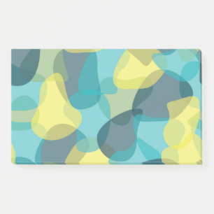 Camouflage, modern, cool, trendy, urban geometric post-it notes