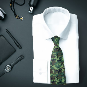 Camouflage Necktie