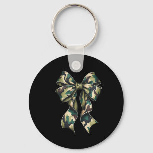 Camouflage Old Camo Bow Camo Coquette Bow Hunting  Key Ring