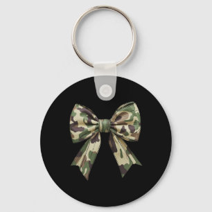 Camouflage Old Camo Bow Camo Coquette Bow Hunting  Key Ring