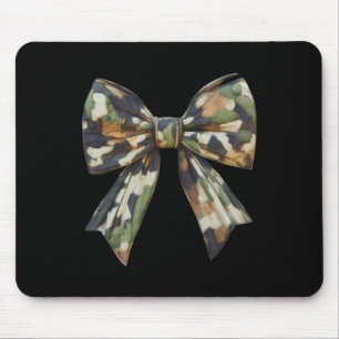 Camouflage Old Camo Bow Camo Coquette Bow Hunting Mouse Pad
