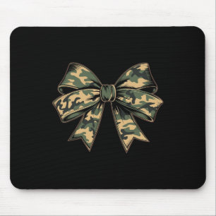 Camouflage Old Camo Bow Camo Coquette Bow Hunting Mouse Pad