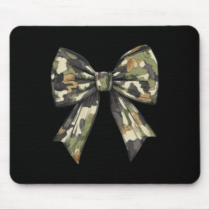 Camouflage Old Camo Bow Camo Coquette Bow Hunting Mouse Pad