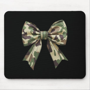 Camouflage Old Camo Bow Camo Coquette Bow Hunting  Mouse Pad