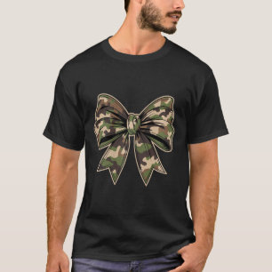 Camouflage Old Camo Bow Camo Coquette Bow Hunting T-Shirt