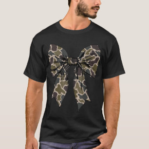 Camouflage Old Camo Bow Camo Coquette Bow T-Shirt