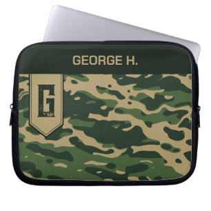 Camouflage Pattern Laptop Sleeve