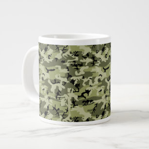 Camouflage Pattern, Military Pattern, Camo, Army Large Coffee Mug