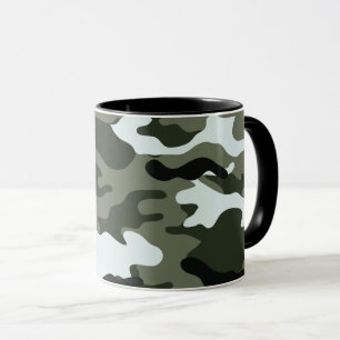 Camouflage pattern mug