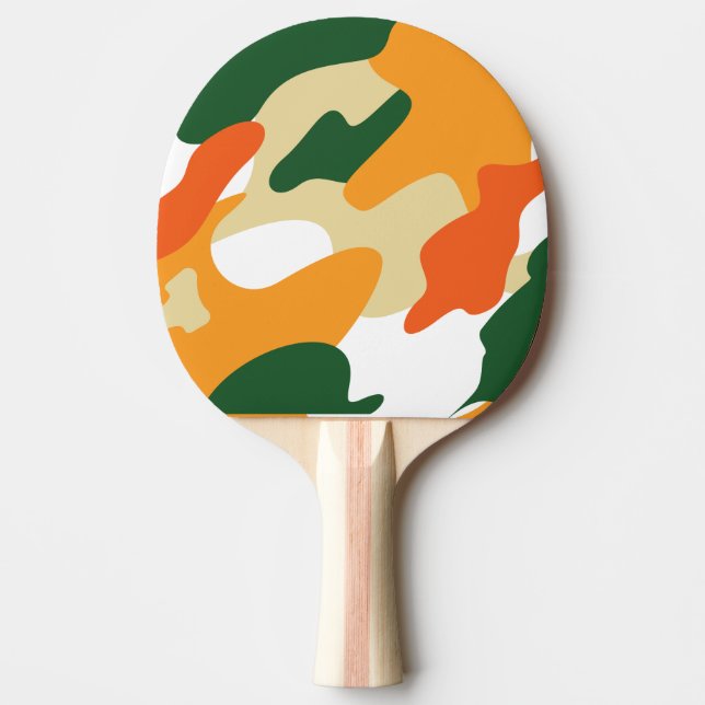 camouflage ping pong paddle (Front)