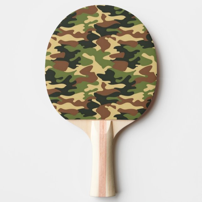 camouflage ping pong paddle (Front)