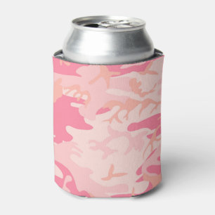 Camouflage Pink Colour Can Cooler
