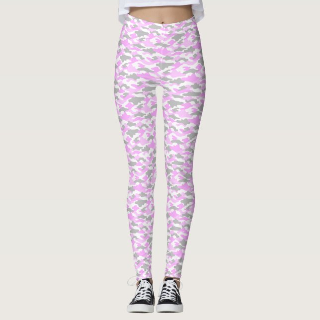 Camouflage (pink) Leggins Leggings (Front)