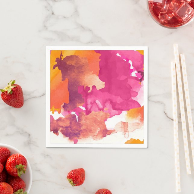 Camouflage Pink Napkin (Insitu)