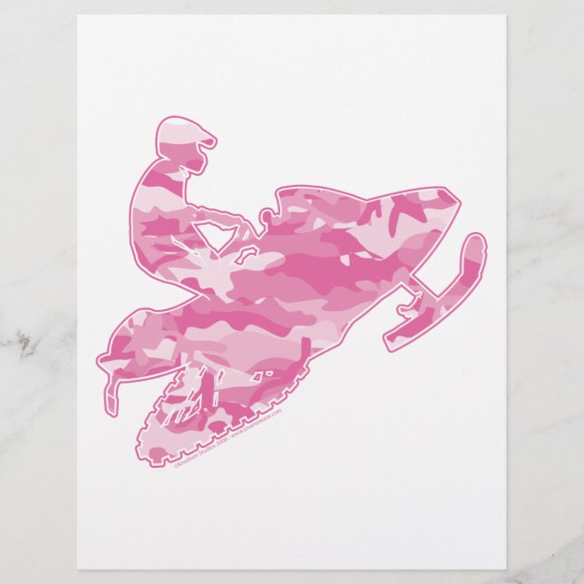 Camouflage Pink Sled on Black copy Flyer (Front)