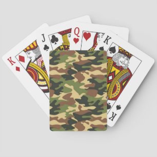 camouflage playing cards