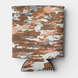 Camouflage Polka Dot: Abstract Seamless. Can Cooler