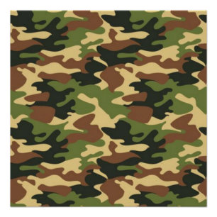 camouflage poster