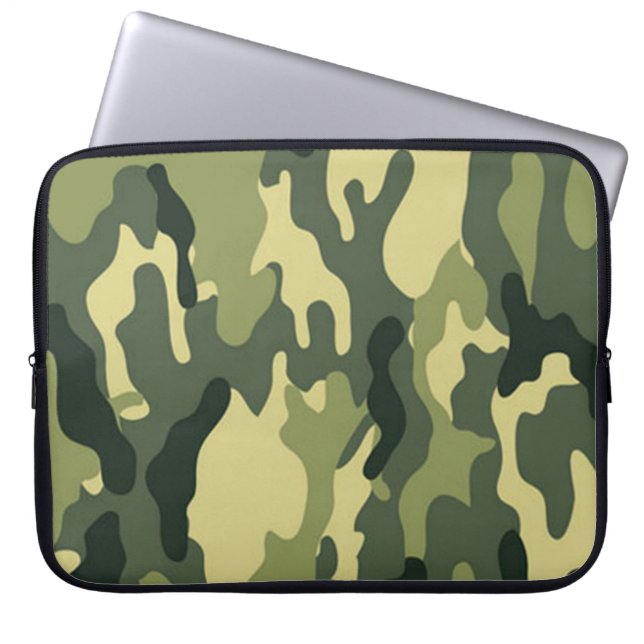 Camouflage print  Case-Mate Laptop Sleeve (Front)