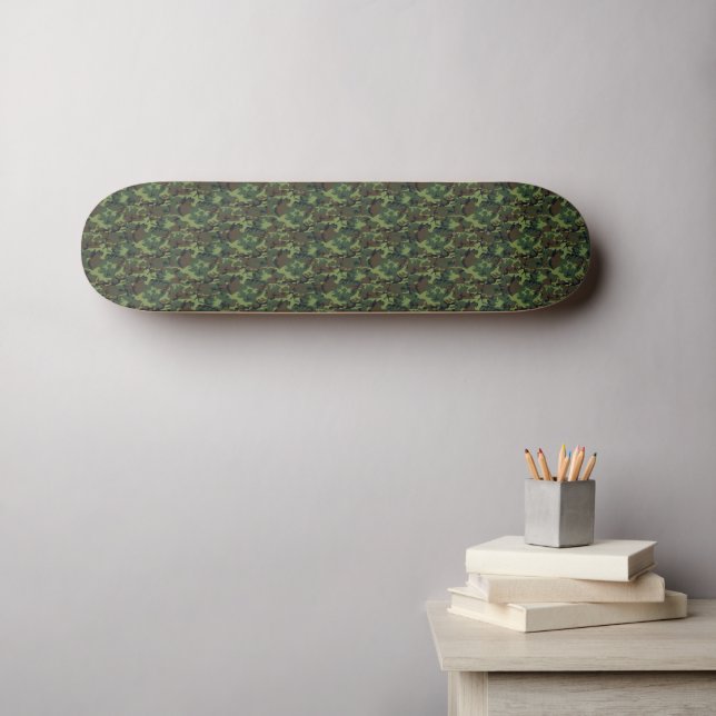 Camouflage print  skateboard (Wall Art (Horz))