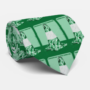 Camouflage rd cone funny traffic cone tie