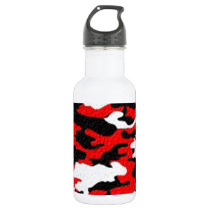 Camouflage Red Patterns 532 Ml Water Bottle