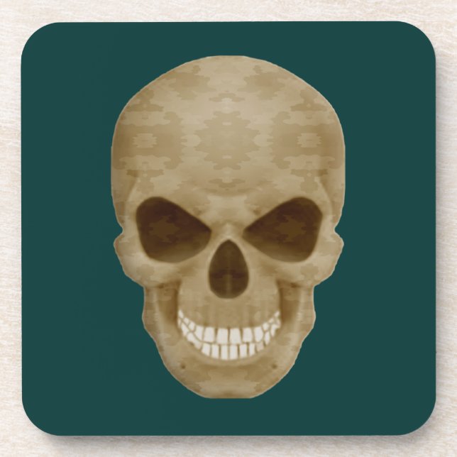 Camouflage Skull Coasters (Front)