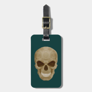 Camouflage Skull Luggage Tag
