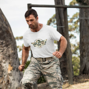 Camouflage Skull Military Pride Veteran T-Shirt