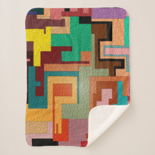 Camouflage Small Sherpa Blanket