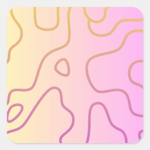 camouflage square sticker