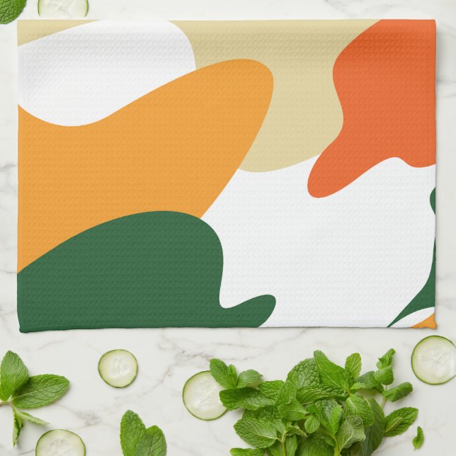 camouflage tea towel (Folded)