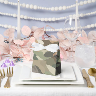 Camouflage Themed Party Tent Favour Box