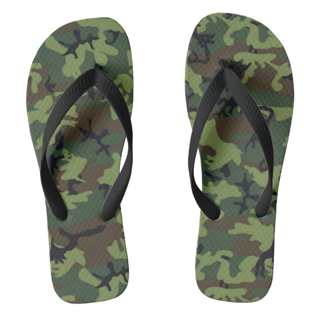 Camouflage Thongs (Footbed)