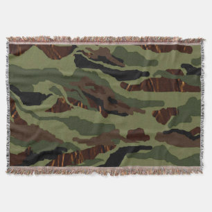 Camouflage Throw Blanket