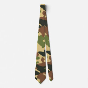 camouflage tie