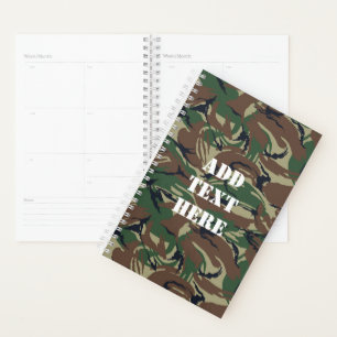 Camouflage Tiger Stripe Forest Military Pattern Planner