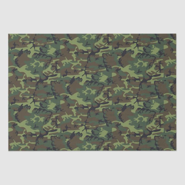 Camouflage Tissue Paper (Front)