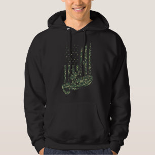 Camouflage Us Flag Canoe Paddling Outdoor Sport Ka Hoodie