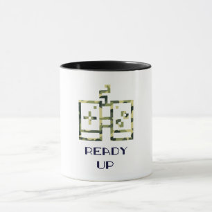 Camouflage Video Game Controller Ready Up Gamer Mug